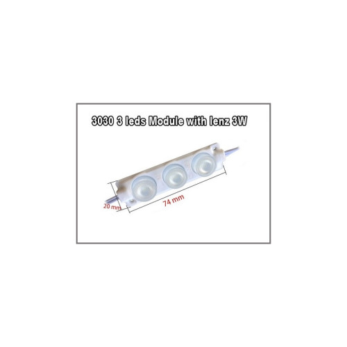 Modul LED 3 SMD 3W 12V Cod: 7520-3LED-3030