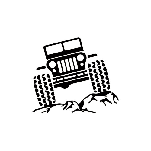 Abtibild Vehicul 4x4 diverse culori auto decorativ pentru exterior si interior Cod: J108-13