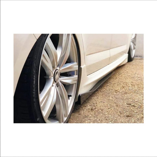 Set prelungiri ornament praguri laterale tuning  /  Lungime: 74,5 cm  / Culoare: negru lucios  Cod: PRG1011-745