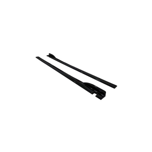 Set prelungiri ornament praguri laterale tuning L-195cm, culoare Negru Lucios  Cod: PRG1010-195  ( nu se trimit prin curier )