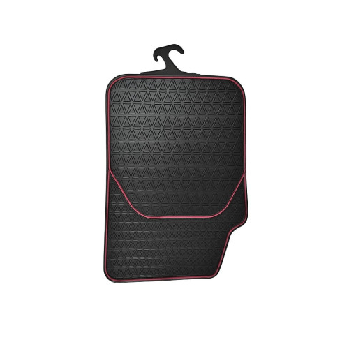 Covoare cauciuc interior universale cu dunga rosie set 4 bucati Cod: R01