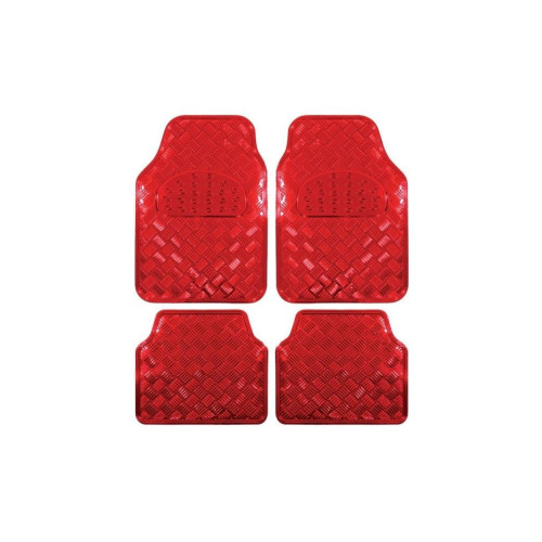 Covoare auto universale interior aluminiu rosu Cod: SR-L002