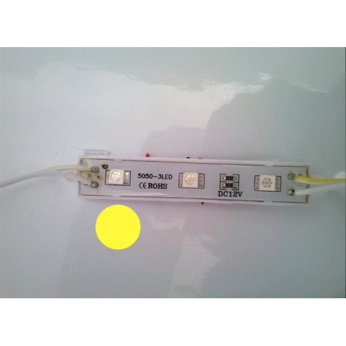 Modul 3 SMD 5050 12V lumina galbena