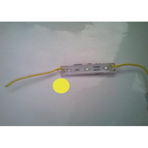 Modul 3 SMD 2835 12V lumina galbena