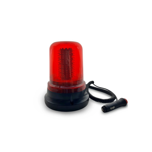 Girofar cu magnet  120 LED  Culoare Rosu 12V-24V Cod: 51066