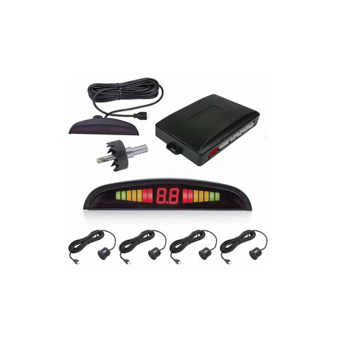 Sistem de parcare cu 4 senzori display si sunet 12V Cod: 4001