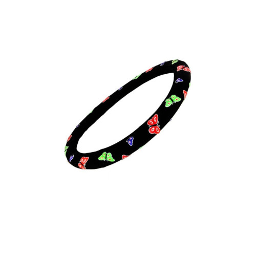 Husa volan cu fluturi mărime M ,culoare neagra Cod: XHS5017