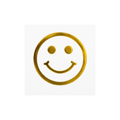 Abtibild auto fata zambitoare auriu  diametru 9.5 cm  Cod: DZ-28G