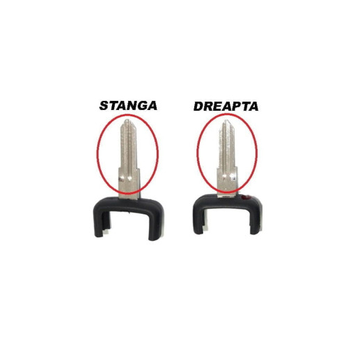 Lama carcasa telecomanda compatibila Opel, tip dreapta, Cod: 3337C-DREAPTA